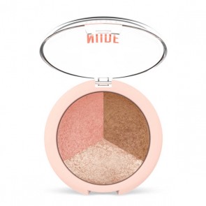 Nude Look Baked Trio Face Powder