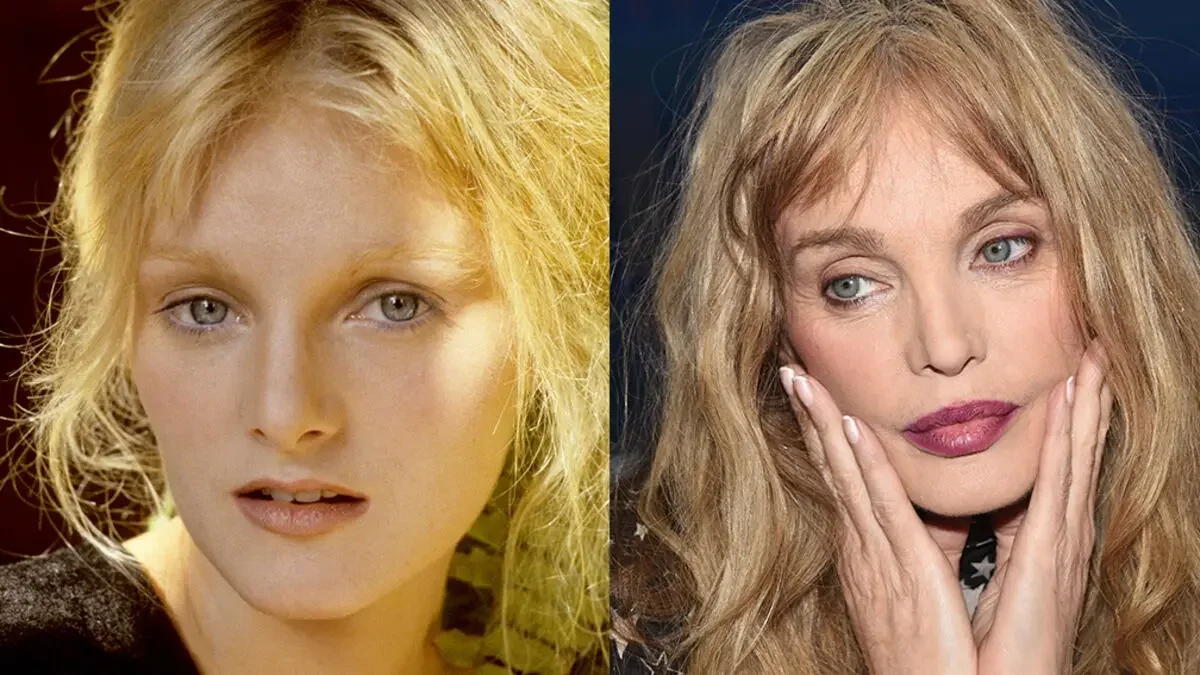 Arielle Dombasle sans maquillage dans sa jeunesse