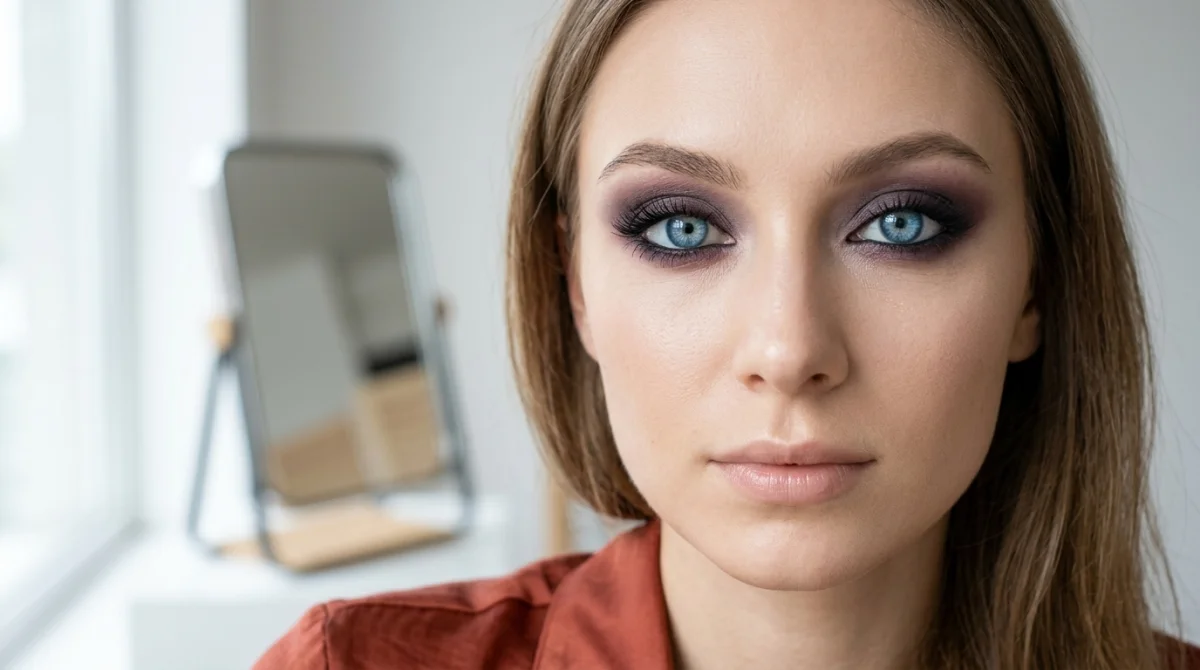 quel maquillage pour les yeux bleus