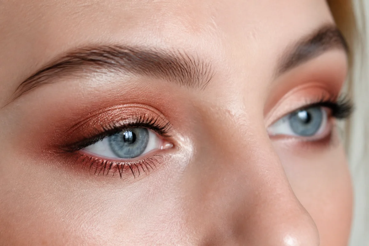 comment maquiller des yeux bleus