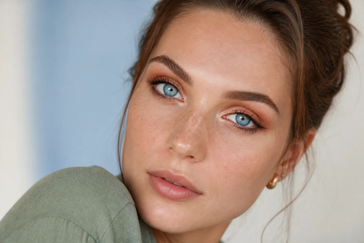 comment maquiller des yeux bleus