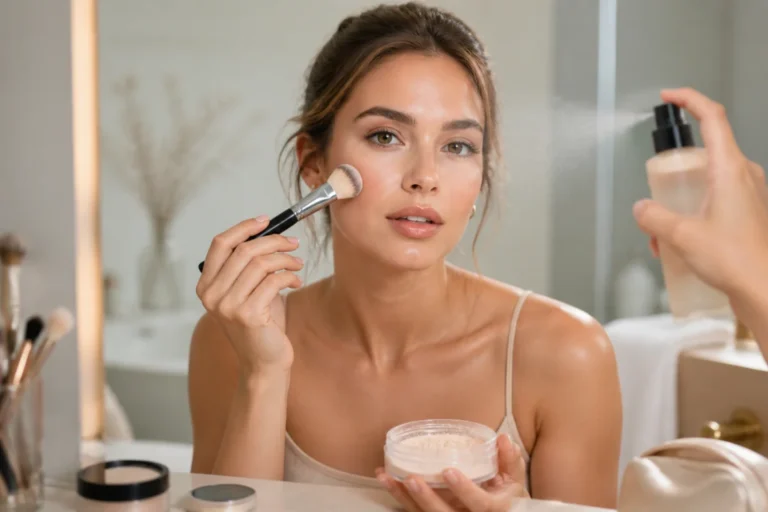 Réussir une routine maquillage teint longue tenue